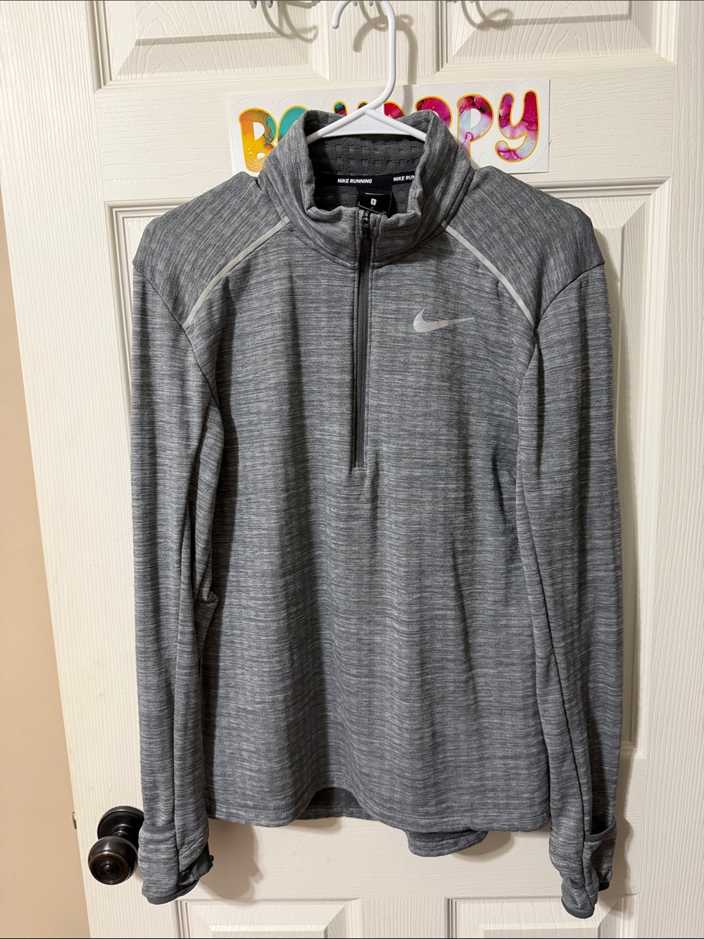 Nike Women’s Gray Heather Half-Zip Pullover